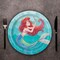 8 Ct. Disney The Little Mermaid Ariel Paper Dessert Plates 7" Disposable Party Plates